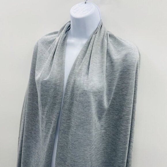 Jenni by Jennifer Moore Womens On Repeat Jersey Wrap Scarf Heather Gray $30 245 - Picture 3 of 7